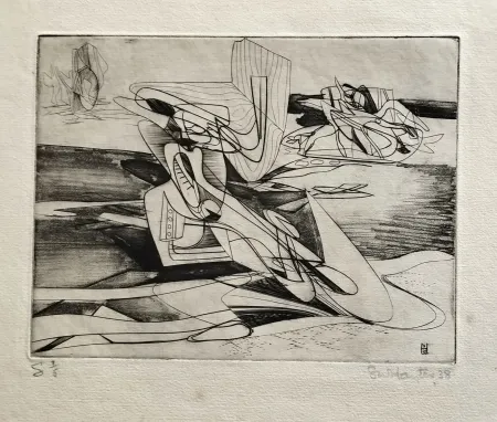 Stich Hayter - Untitled, from Facile Proie
