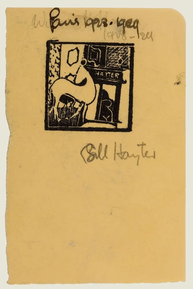 Holzschnitt Hayter - Untitled (Horse and Nude)