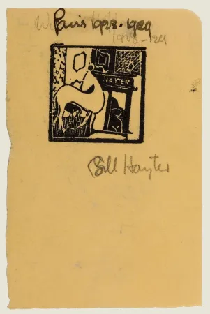 Holzschnitt Hayter - Untitled (Horse and Nude)