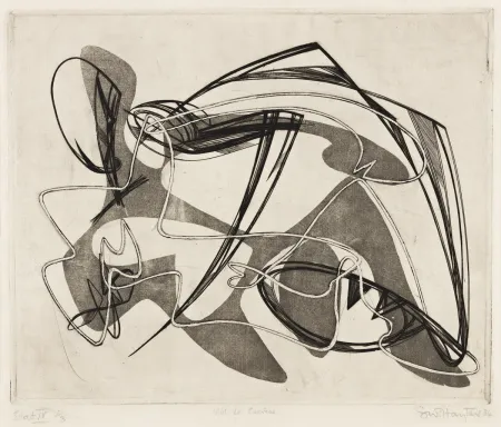 Radierung Hayter - Viol de Lucrece