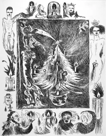 Radierung Haz - Albero di Natale