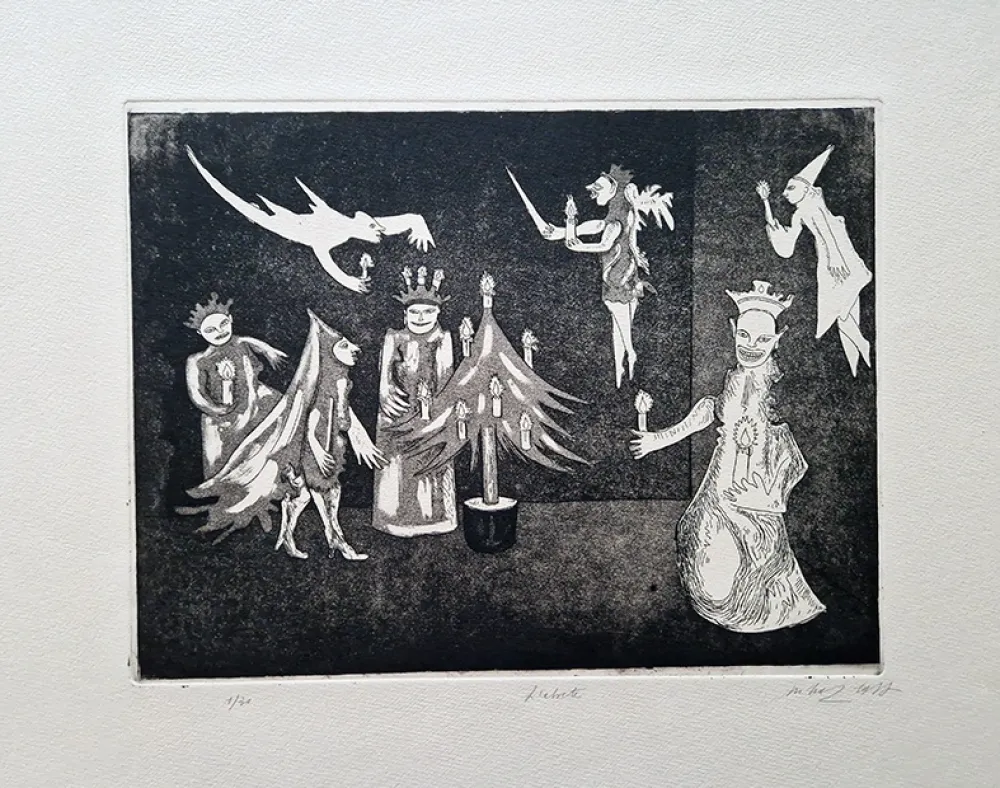 Radierung Haz - L'abete