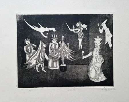 Radierung Haz - L'abete