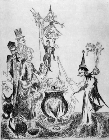 Radierung Haz - L'elfo e la rosa