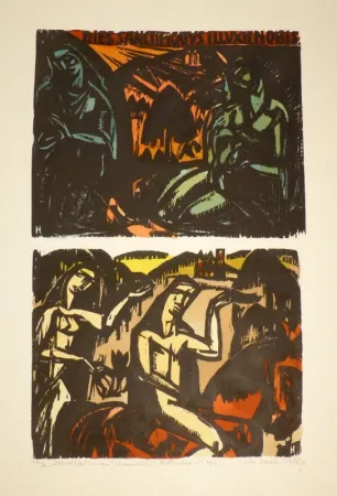 Holzschnitt Helbig - „DIES SANCTIFICATVS ILLUXIT NOBIS