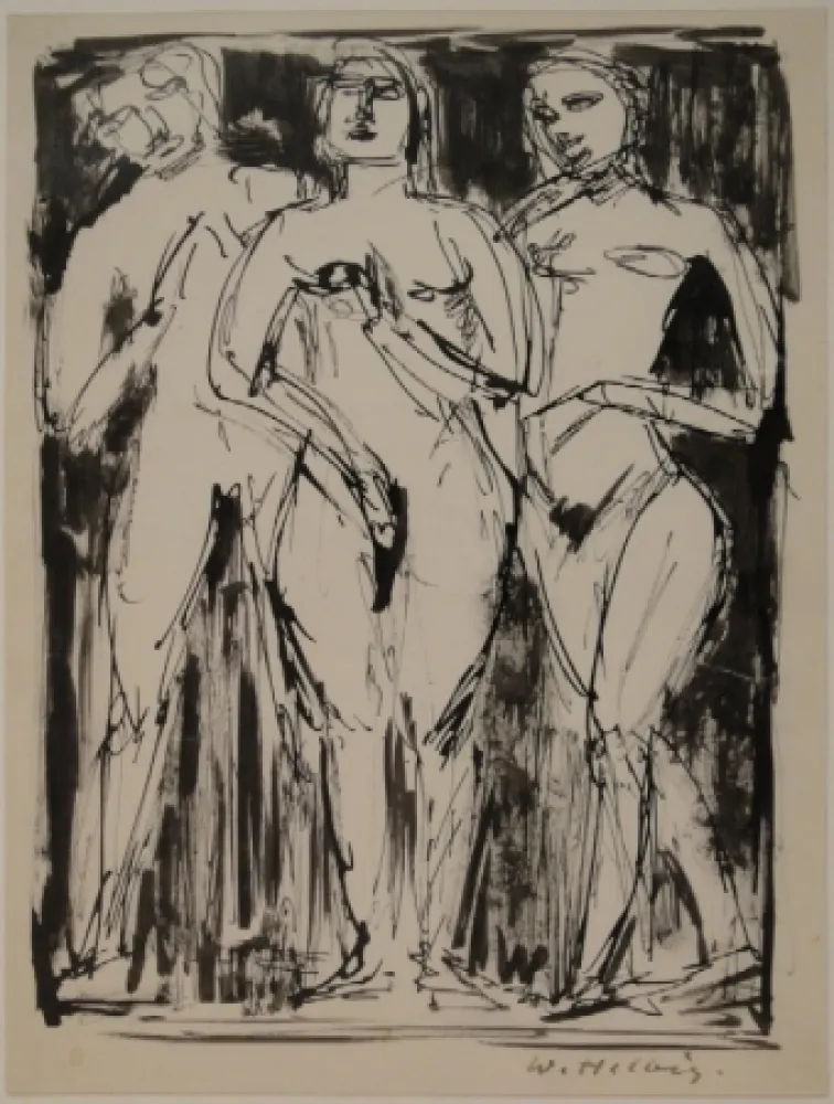 Keine Technische Helbig - Drei stehende Figuren