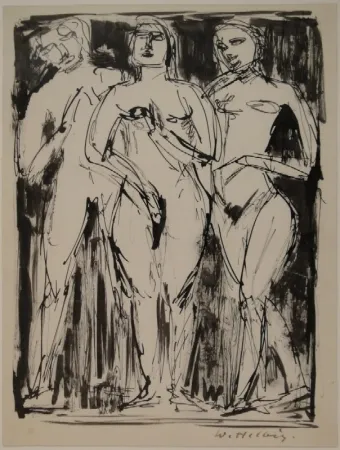 Keine Technische Helbig - Drei stehende Figuren