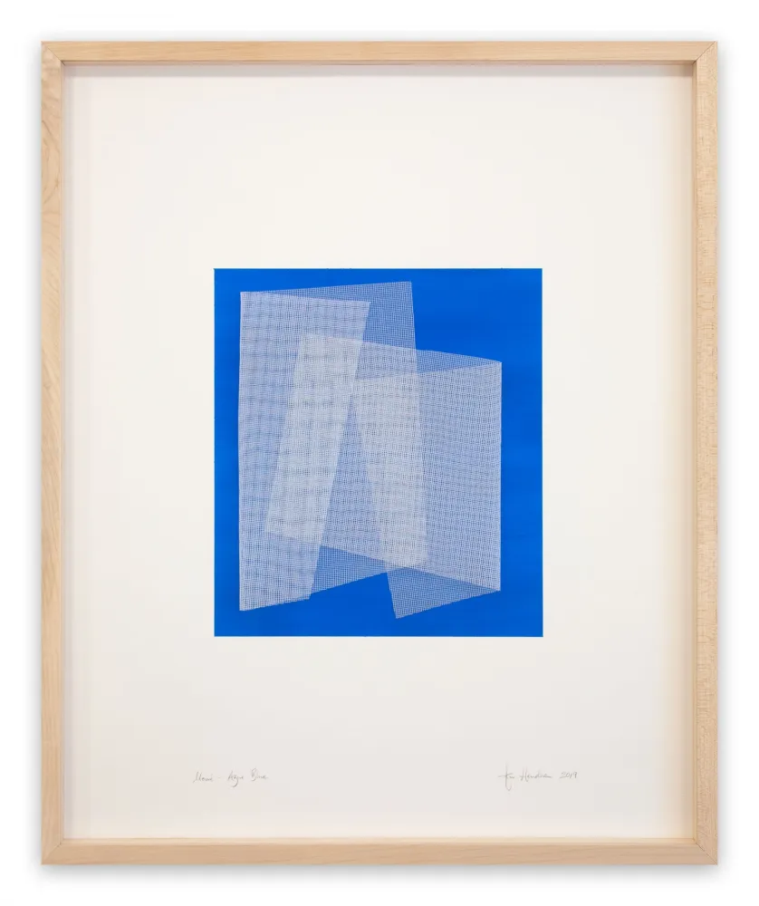 Keine Technische Henderson - Moiré Azur Blue