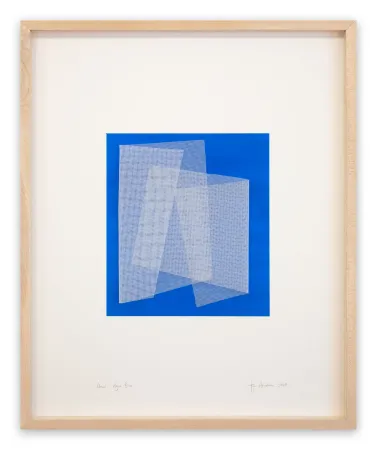 Keine Technische Henderson - Moiré Azur Blue