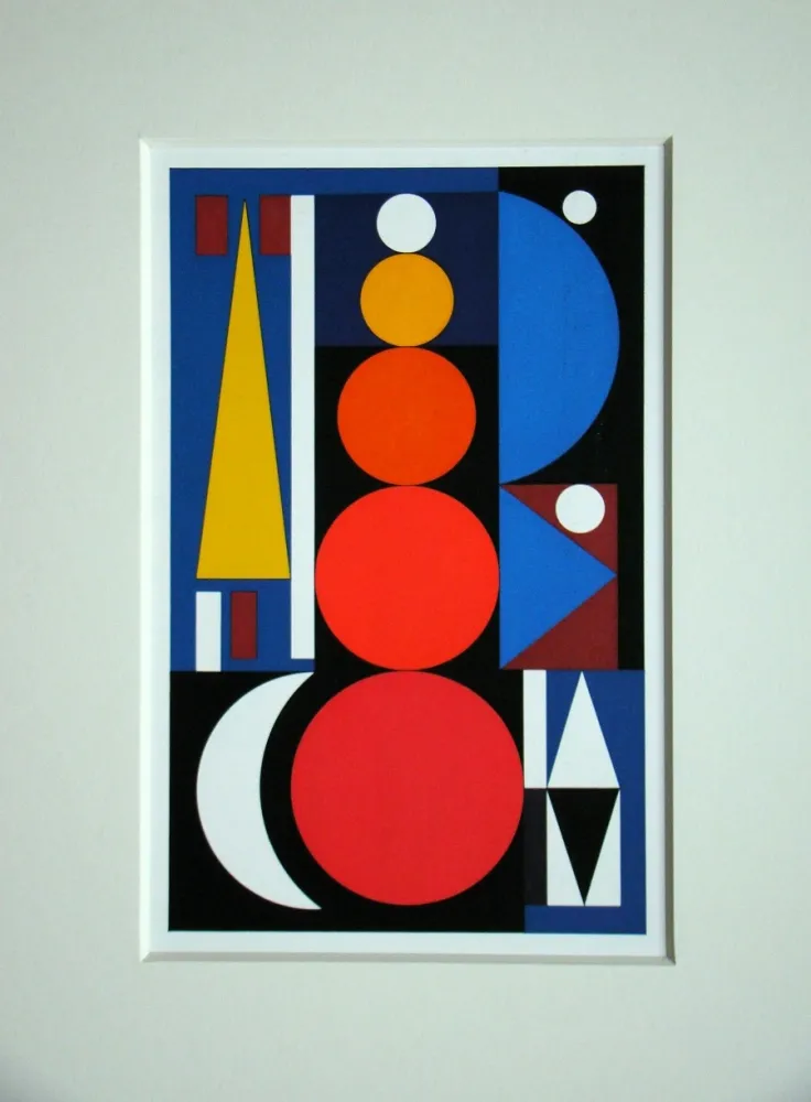 Siebdruck Herbin - Composition, 1949