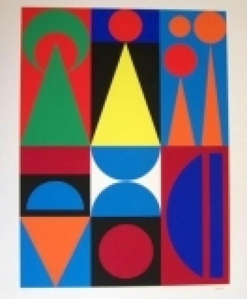 Siebdruck Herbin - Composition