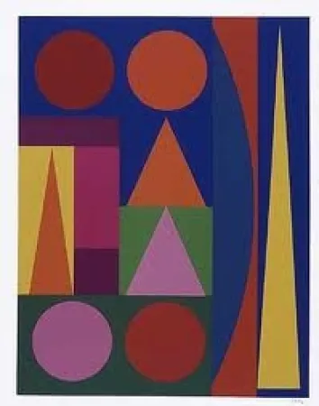 Siebdruck Herbin - Composition