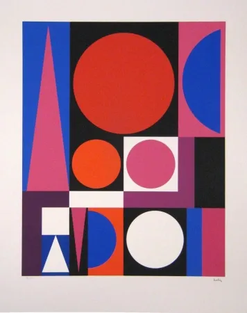 Siebdruck Herbin - Composition