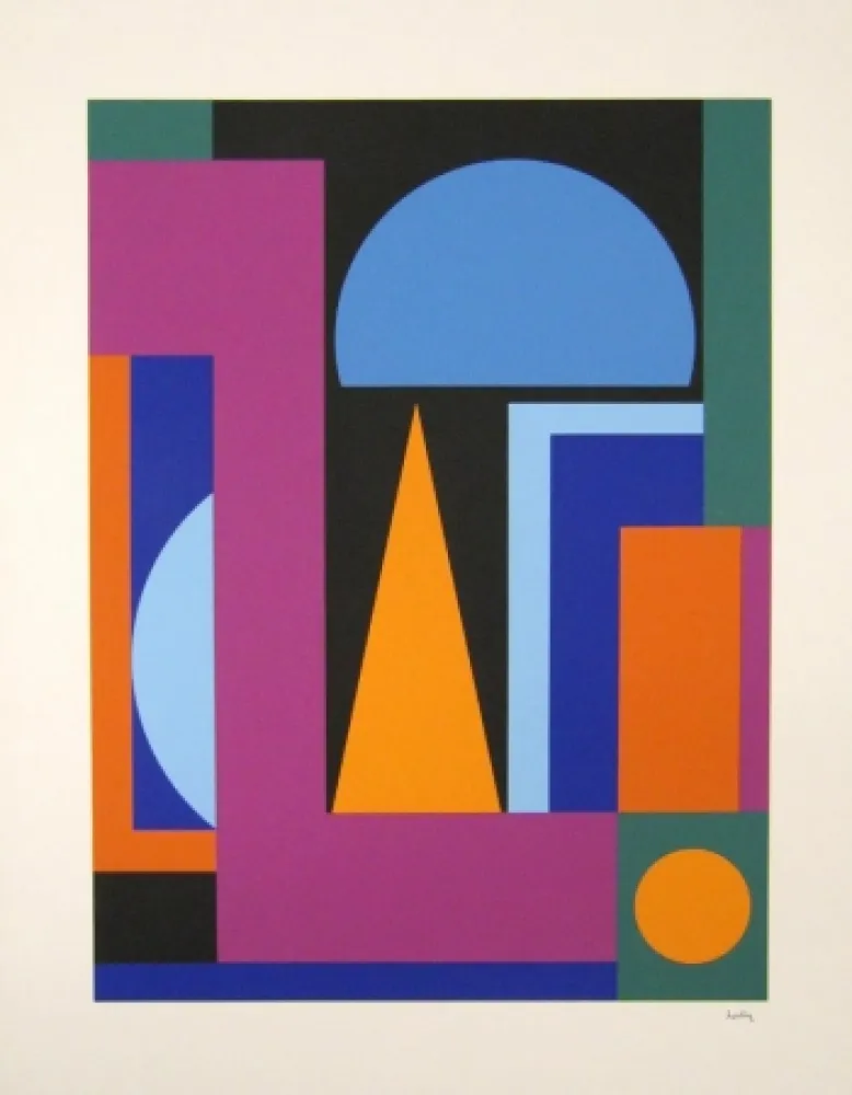 Siebdruck Herbin - Composition