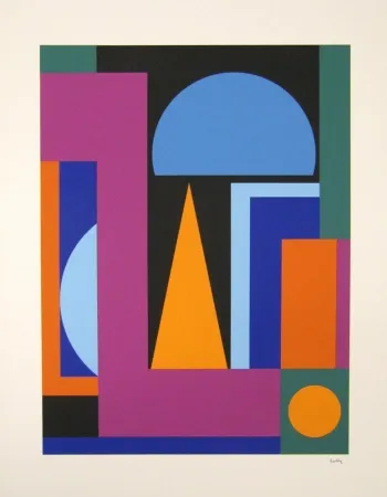 Siebdruck Herbin - Composition