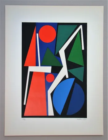 Siebdruck Herbin - Madame Fou