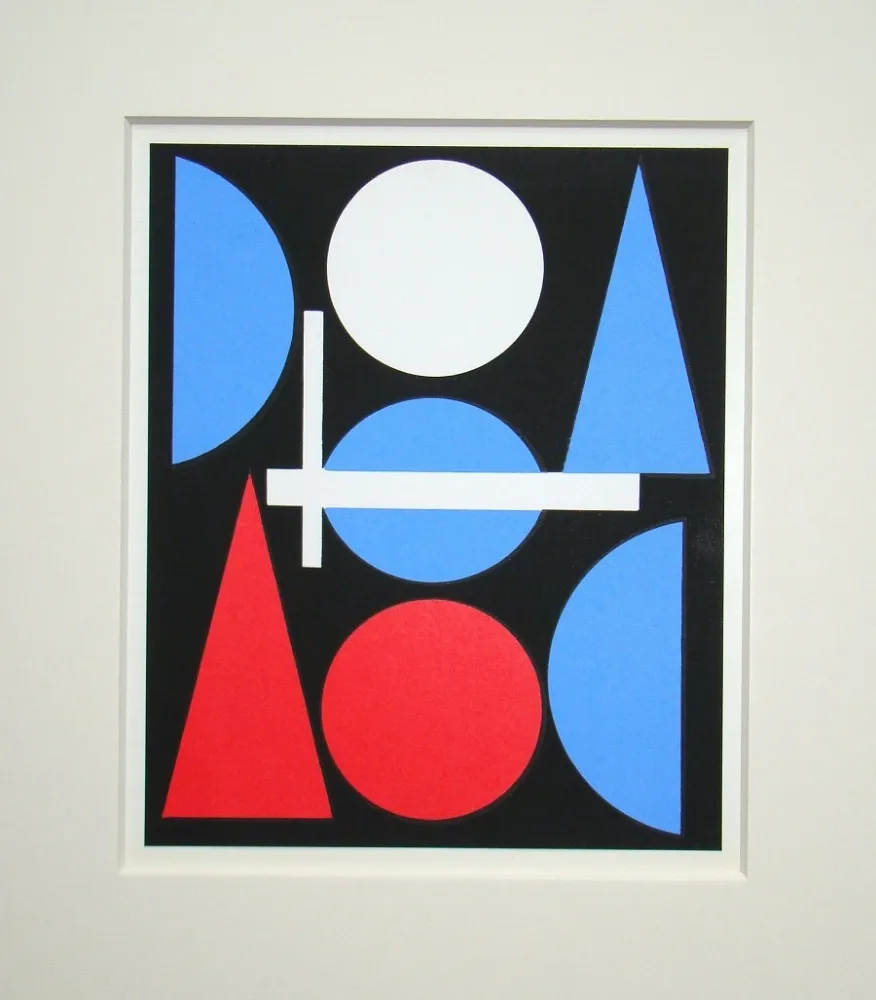 Siebdruck Herbin - Nue, 1960