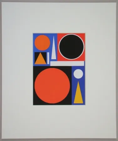 Siebdruck Herbin - Veine, 1953