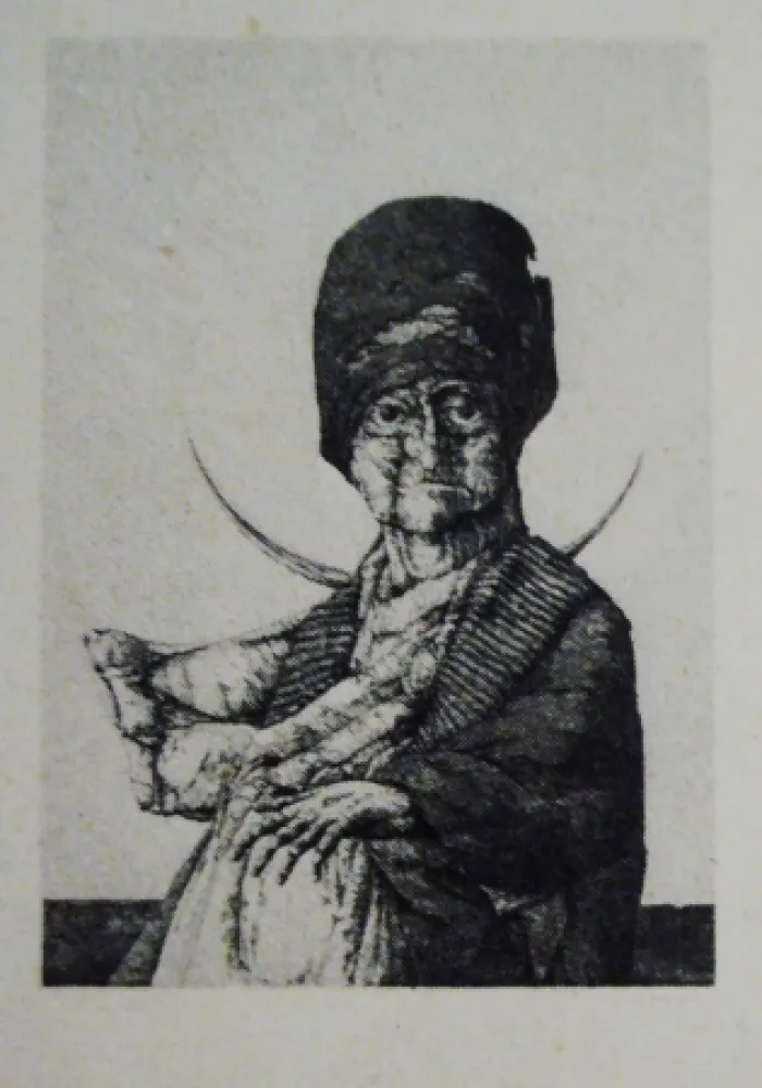 Radierung Und Aquatinta Hernandez - La anunciada