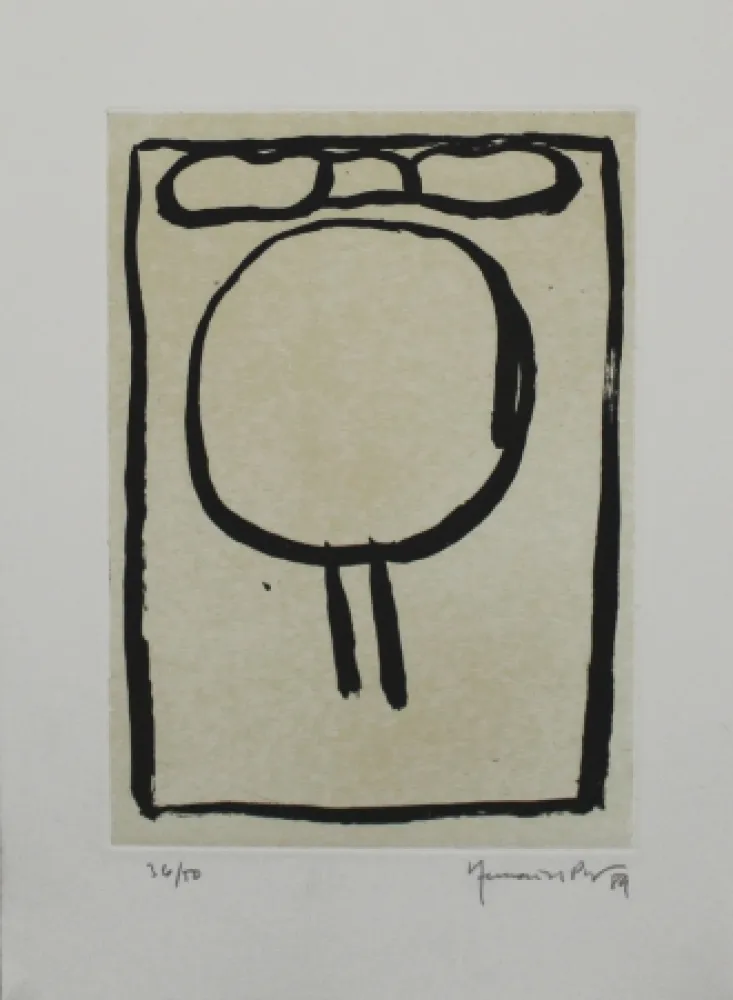 Aquatinta Hernandez Pijuan - Arbres 4