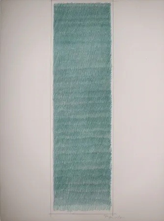 Lithographie Hernandez Pijuan - Cartel avant la lettre de las exposiciones Galeria Joan Prats y Galeria Ciento