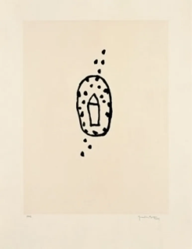 Radierung Und Aquatinta Hernandez Pijuan - Casa amb jardi 2