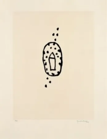 Radierung Und Aquatinta Hernandez Pijuan - Casa amb jardi 2