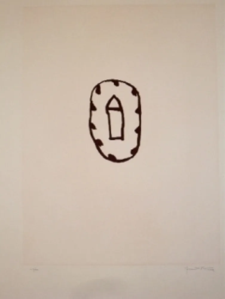 Radierung Und Aquatinta Hernandez Pijuan - Casa amb jardi 3