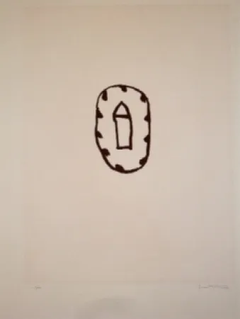 Radierung Und Aquatinta Hernandez Pijuan - Casa amb jardi 3