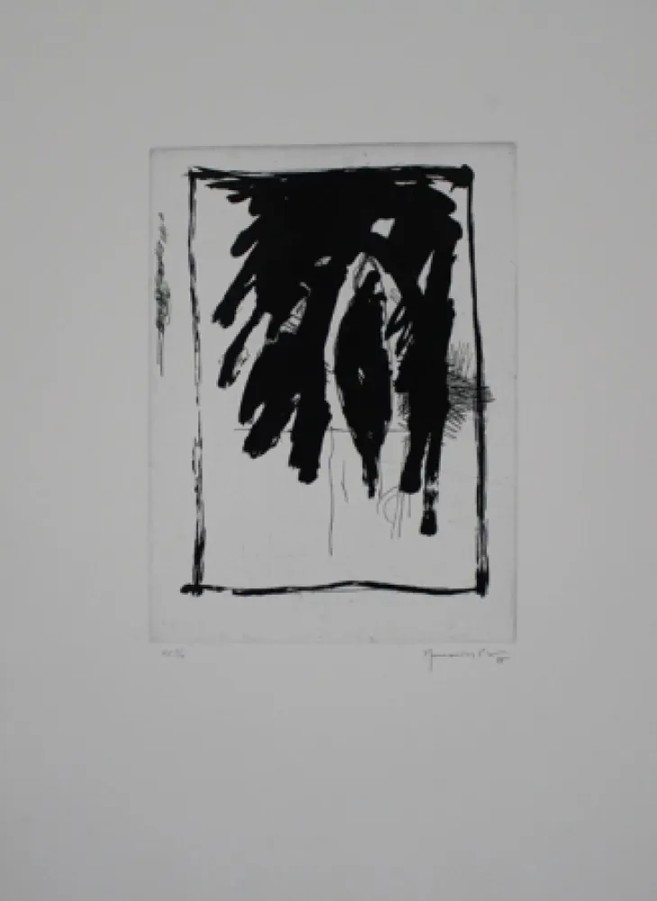 Radierung Und Aquatinta Hernandez Pijuan - Claustre / Cloister