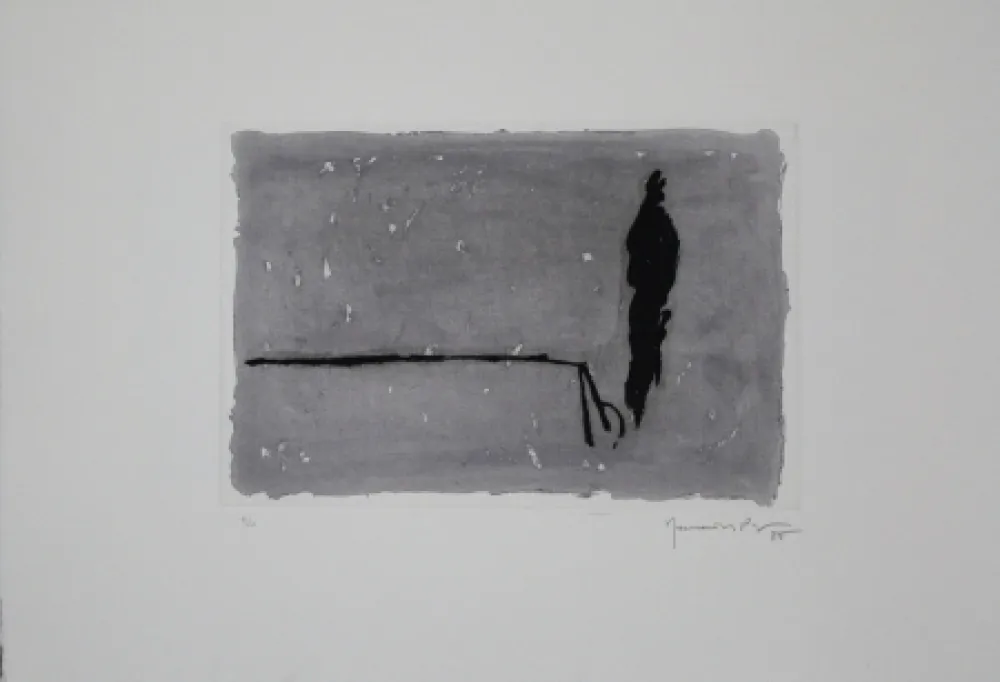 Aquatinta Hernandez Pijuan - El xiprer / The Cypress