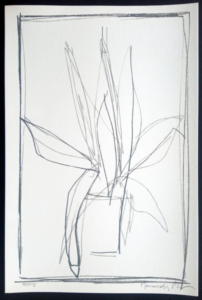 Siebdruck Hernandez Pijuan - Hojas Sueltas