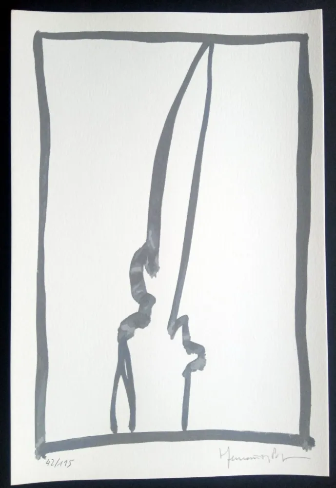 Siebdruck Hernandez Pijuan - Hojas Sueltas