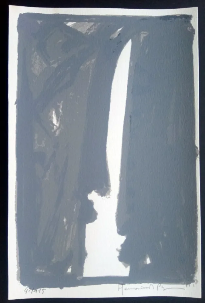 Siebdruck Hernandez Pijuan - Hojas Sueltas