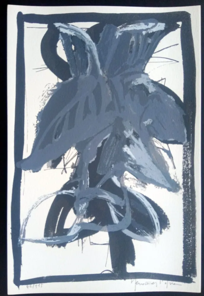 Siebdruck Hernandez Pijuan - Hojas Sueltas