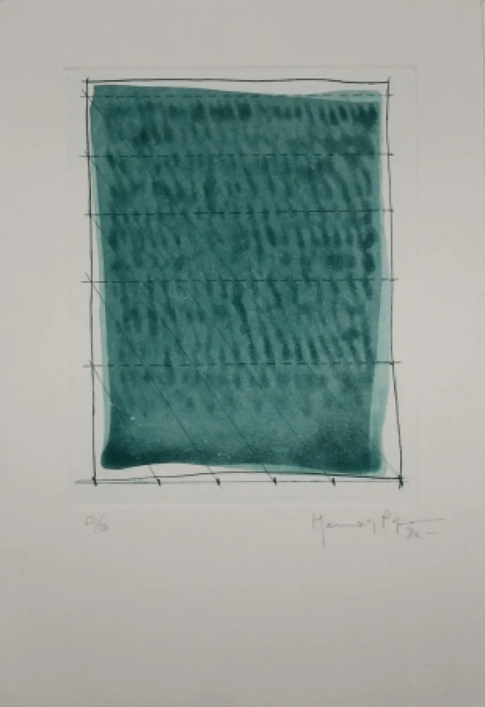 Radierung Und Aquatinta Hernandez Pijuan - HP 6