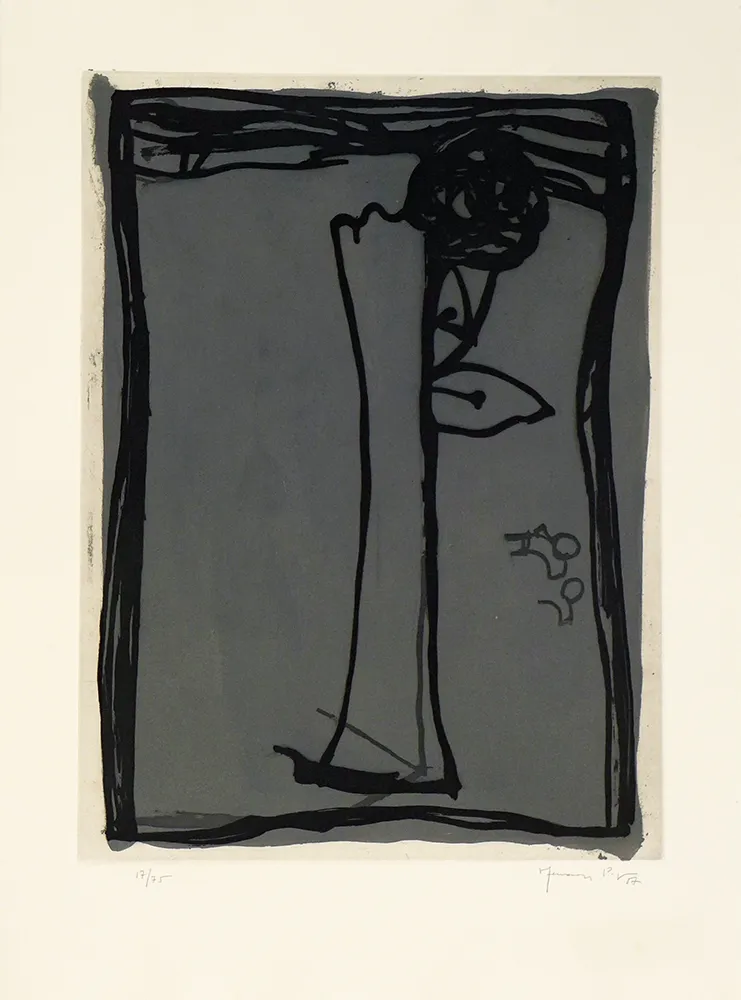 Stich Hernandez Pijuan - Jarro con rosa