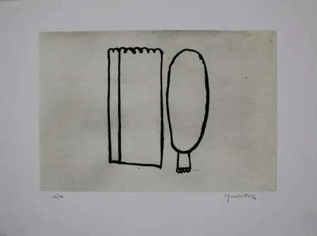 Aquatinta Hernandez Pijuan - Memòria de la Segarra I