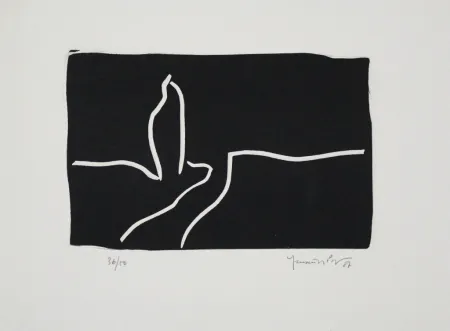 Linolschnitt Hernandez Pijuan - Paisatge I / Landscape I