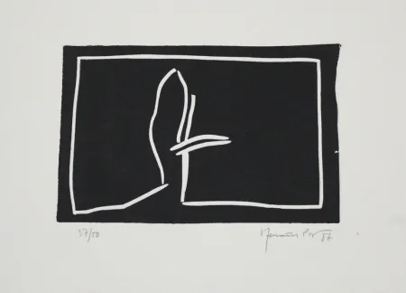 Linolschnitt Hernandez Pijuan - Paisatge II / Landscape II