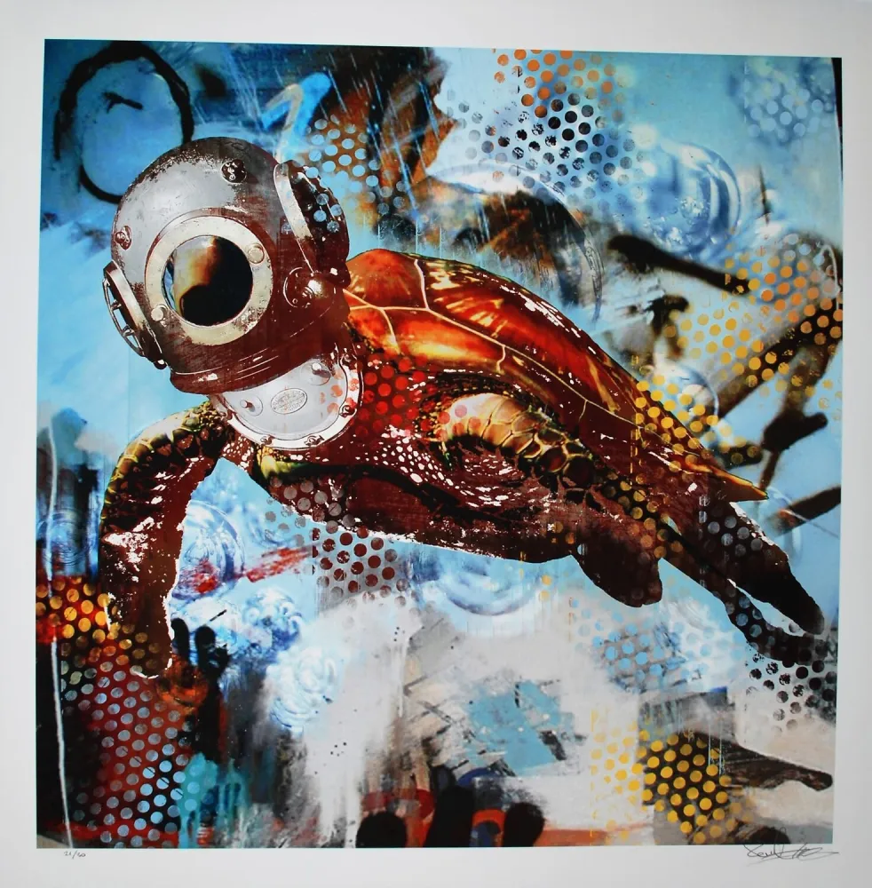 Digitale Druckgrafik Hilmersson - Go Deep