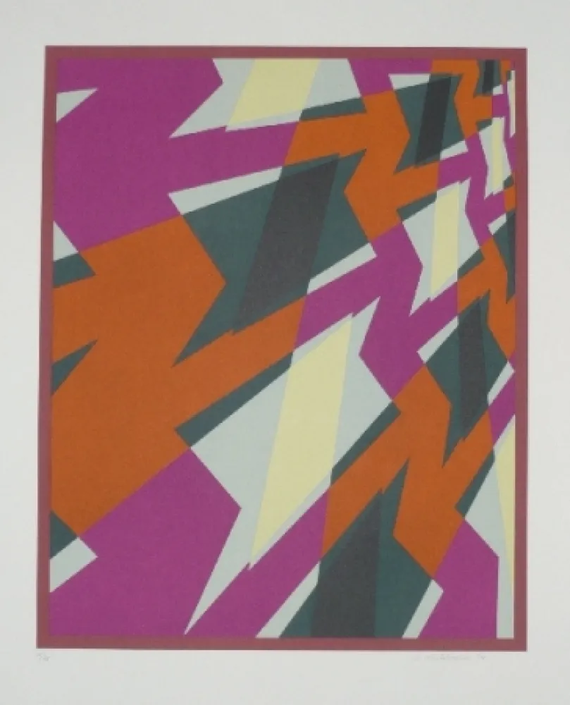 Lithographie Hinterreiter - Composition 4