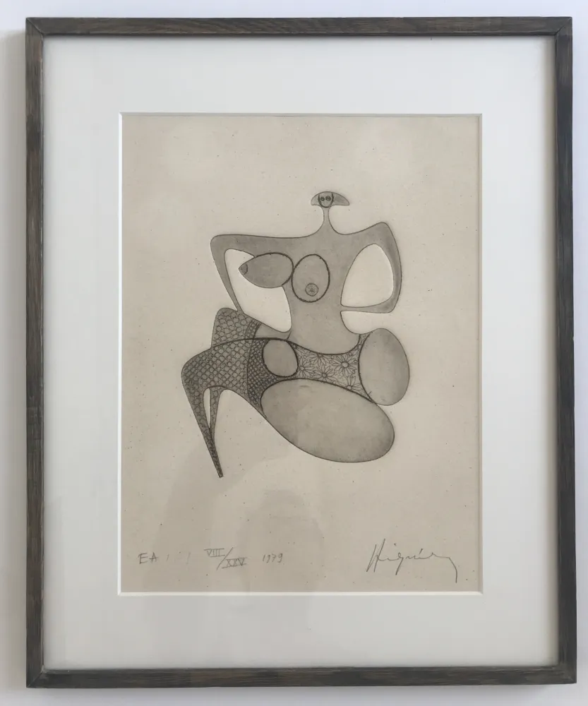 Radierung Hiquilly -  La forme de nos désirs