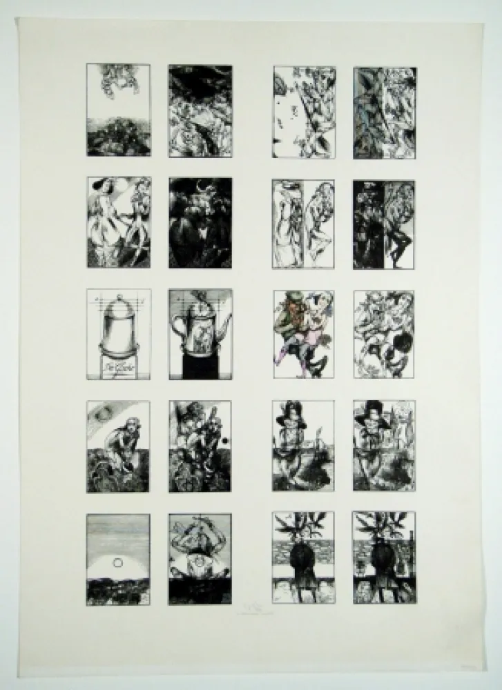 Holzschnitt Hirsch - Zu literarischen Parodien (Regarding literary Parodies)