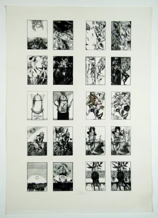 Holzschnitt Hirsch - Zu literarischen Parodien (Regarding literary Parodies)