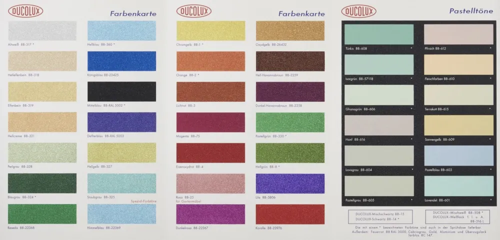 Siebdruck Hirst - Colour chart, glitter (H3)