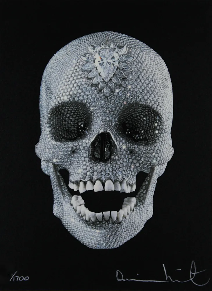 Siebdruck Hirst - For the Love of God, Believe