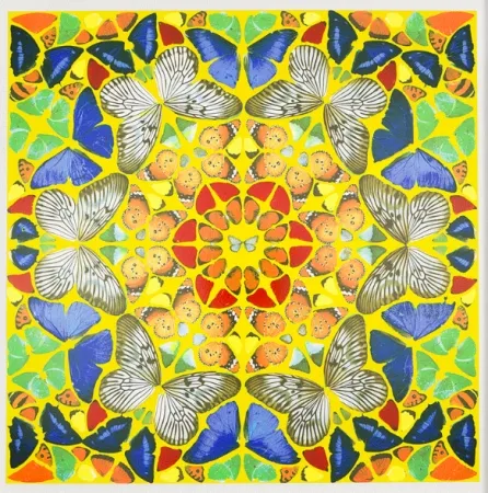 Siebdruck Hirst - Psalm: Beatus qui intelligit (non-glitter)