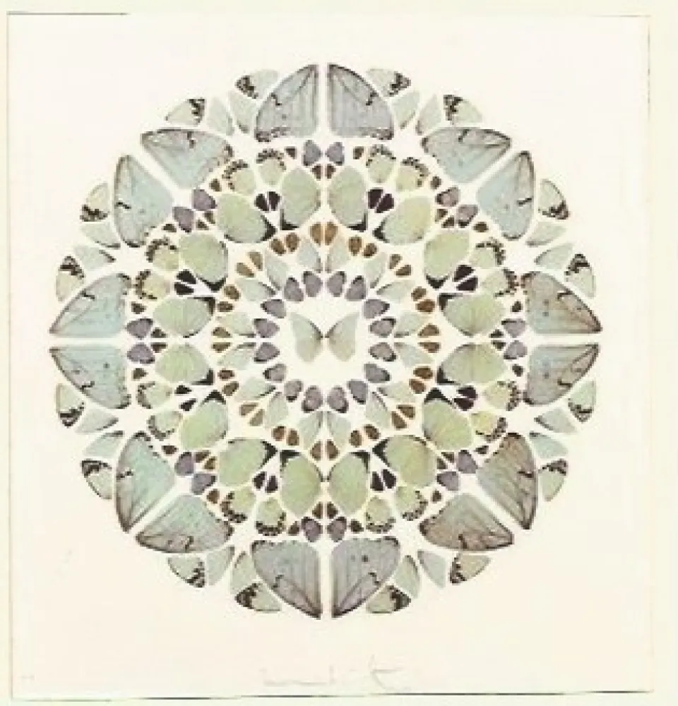 Siebdruck Hirst - Psalm Print, Exaudi, Domine (Diamond dust)