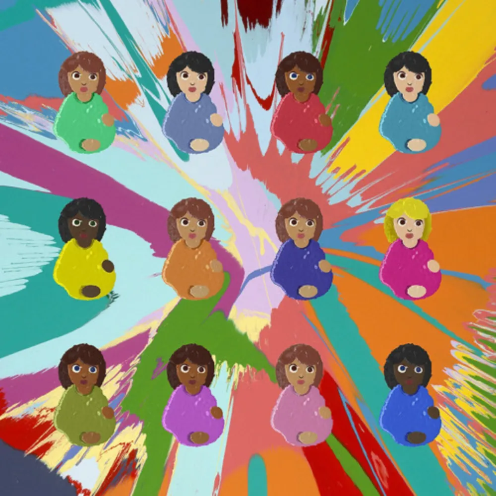 Multiple Hirst - Signed Great Expectations Print (Spin Painting Background)